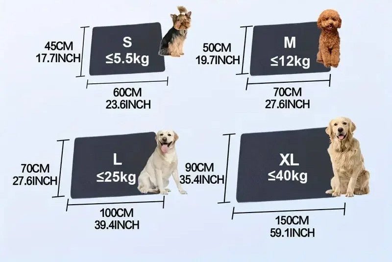 Tapis de Propreté Lavable pour Chien - MondôChien